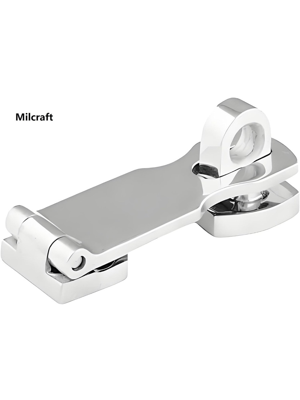 Marine Grade Stainless Steel Heavy Duty Door Hasp with Turning Padlock Eye Mount